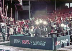 NFL Today booth